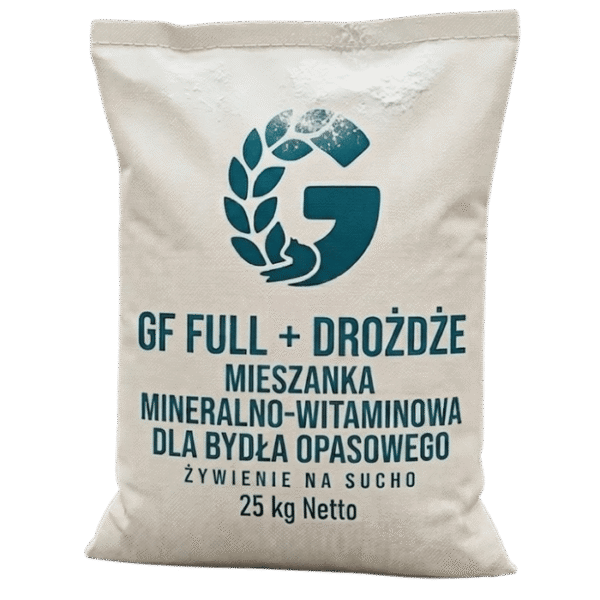 GF FULL + DROŻDŻE – mieszanka mineralno-witaminowa dla bydła opasowego